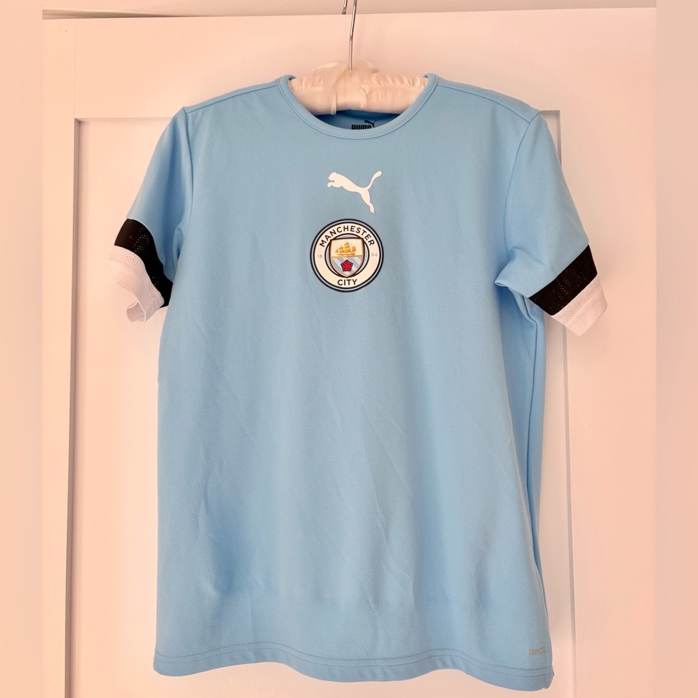 Manchester City Puma Sky Blue Short Sleeve Jersey